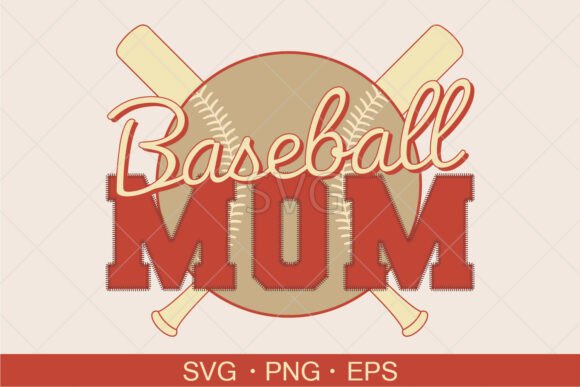 Baseball Mom T-Shirt Design: A Versatile Embroidery Choice