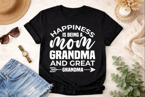 Happy Mom Grandma Great Grandma SVG Desi Review