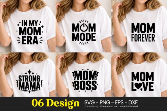 Mom Era Mode Boss Quotes SVG PNG