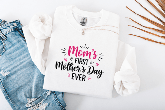 Mom's First Mother's Day SVG: A Heartfelt Design