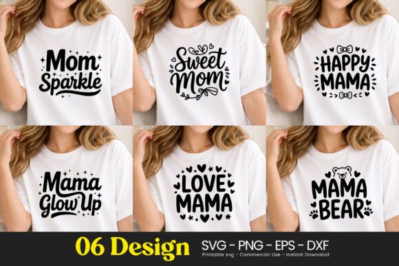 Mom Sparkle Sweet Happy Mama SVG PNG Review
