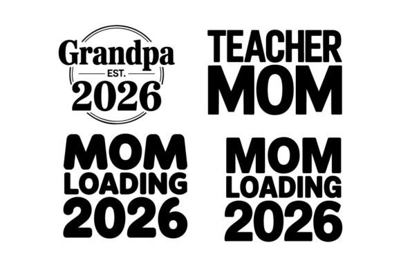 Mom T-Shirt Design Set – Perfect for Mother’s Day