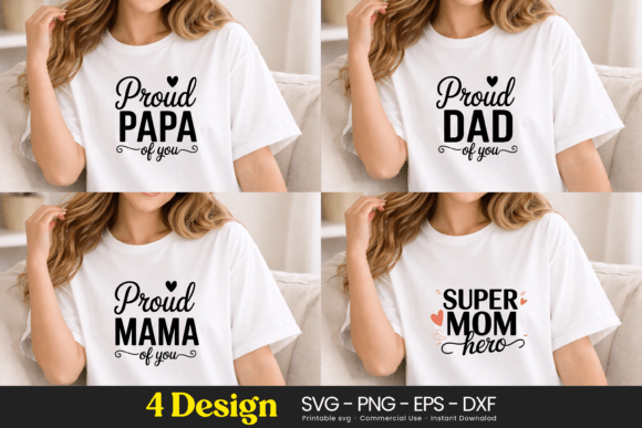 Super Mom Mama Dad Papa SVG PNG: A Versatile Design
