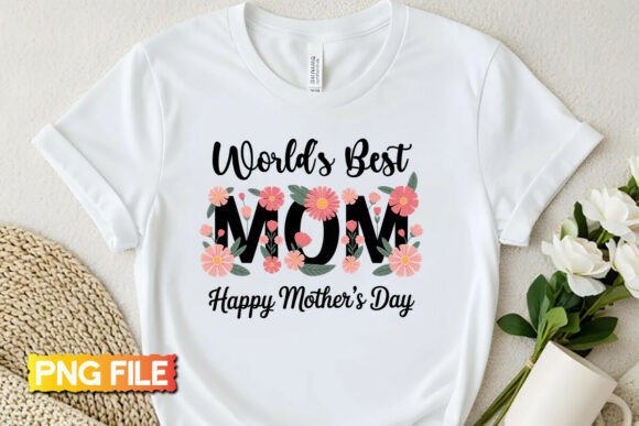 World’s Best Mom Happy Mother’s Day PNG